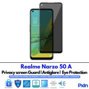 Realme Narzo 50A Privacy Screen Guard