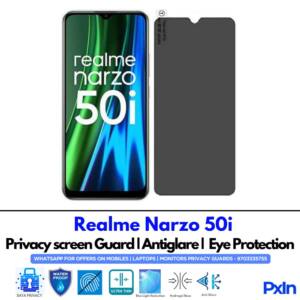 Realme Narzo 50i Privacy Screen Guard