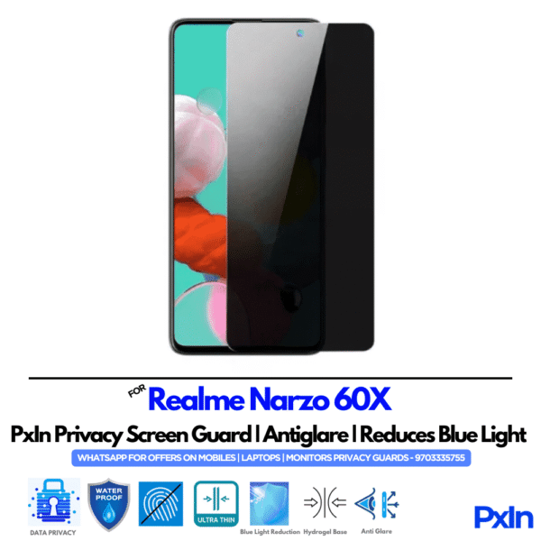 Realme Narzo 60X Privacy Screen Guard