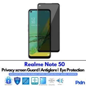 Realme Note 50 Privacy Screen Guard