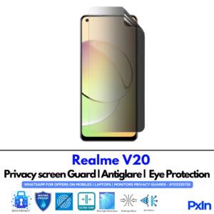 Realme V20 Privacy Screen Guard