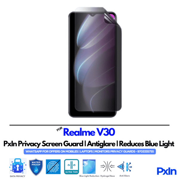 Realme V30 Privacy Screen Guard