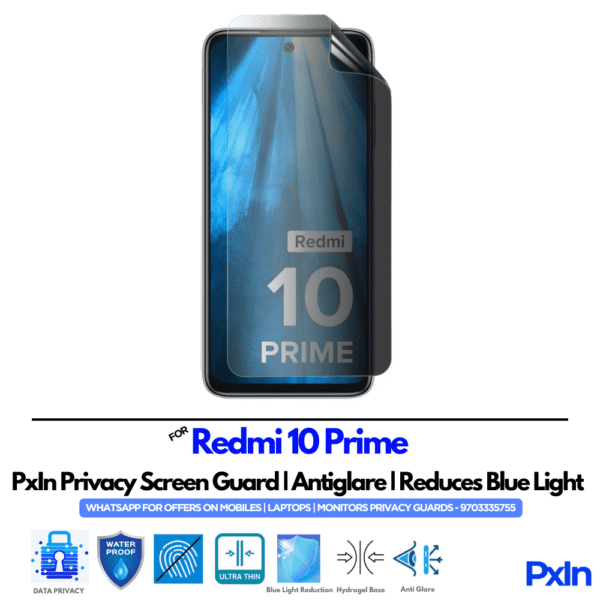 Redmi 10 Prime Privacy Screen Guard