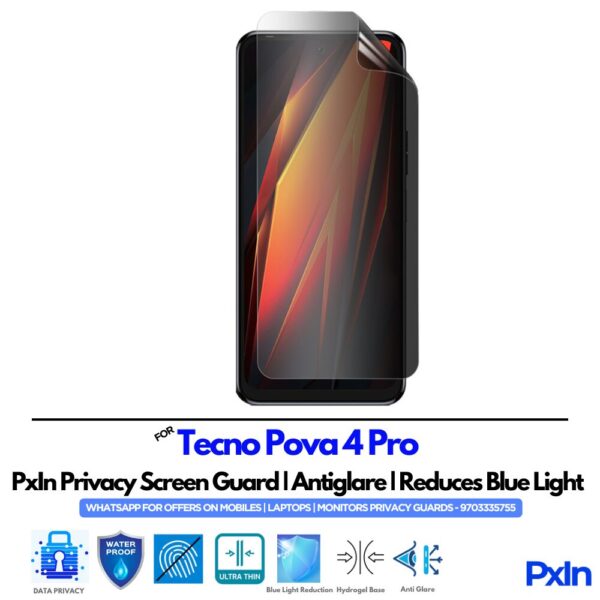 Tecno Pova 4 Pro Privacy Screen Guard