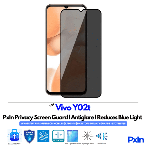 Vivo Y02t Privacy Screen Guard