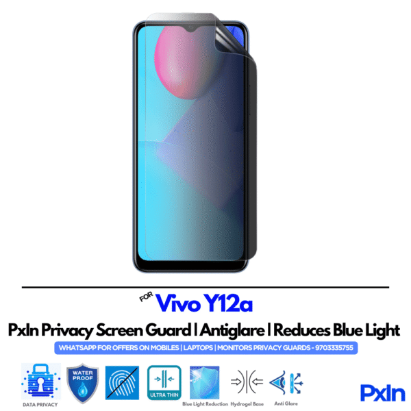 Vivo Y12a Privacy Screen Guard