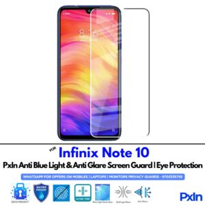 Infinix Note 10 Anti Blue light screen guard