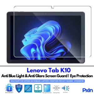 Lenovo Tab K10 Anti Blue light screen guard