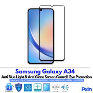 Samsung Galaxy A34 Anti Blue light screen guards