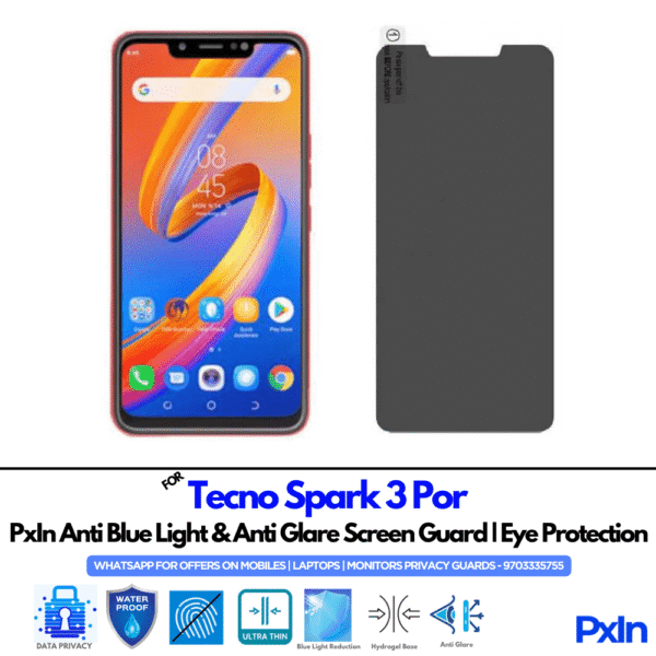 Tecno Spark 3 Por Mobile Privacy Screen