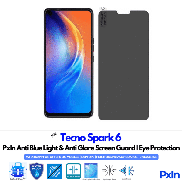 Tecno Spark 6 Mobile Privacy Screen