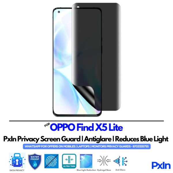 OPPO Find X5 Lite Mobile Privacy Screen