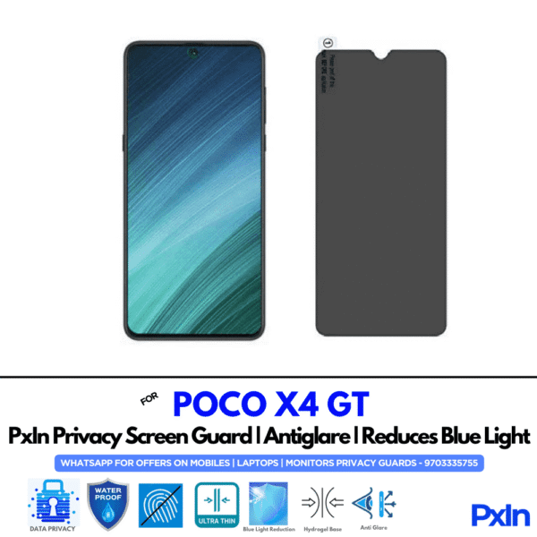 POCO X4 GT Mobile Privacy Screen