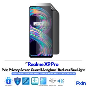 Realme X9 Pro Mobile Privacy Screen
