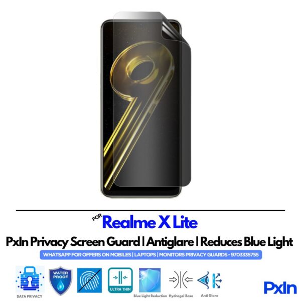 Realme X Lite Mobile Privacy Screen