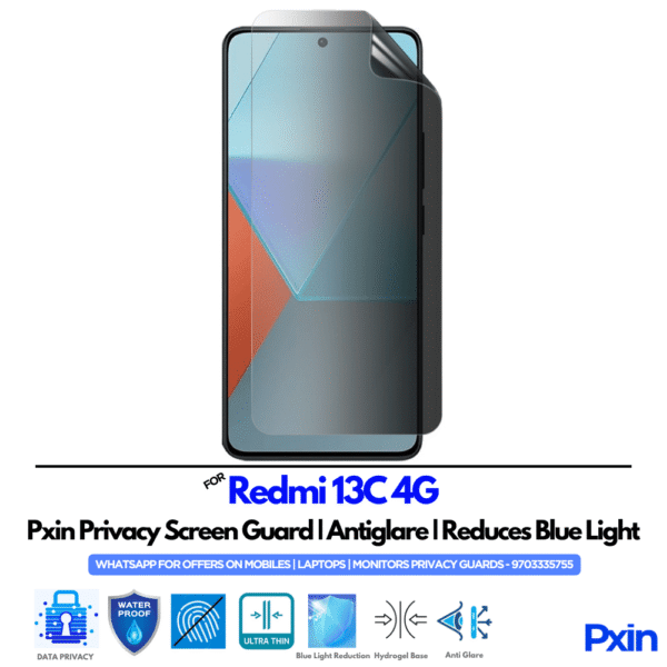 Redmi 13C 4G Mobile Privacy Screen