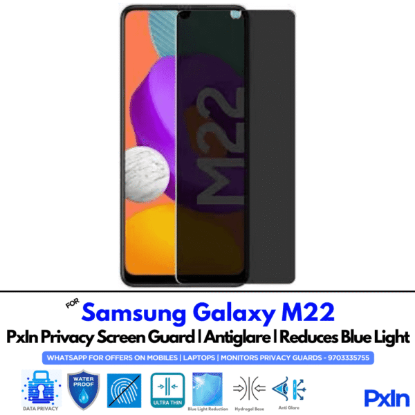 Samsung Galaxy M22 Mobile Privacy Screen