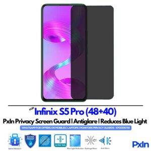 Infinix S5 Pro (48+40) Mobile Privacy Screen
