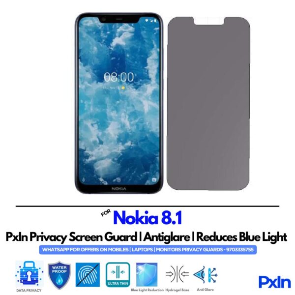 Nokia 8.1 Mobile Privacy Screen