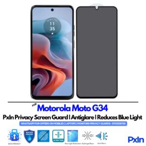 Motorola Moto G34 Mobile Privacy Screen