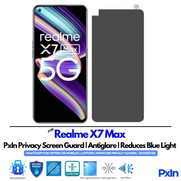 Realme X7 Max Mobile Privacy Screen