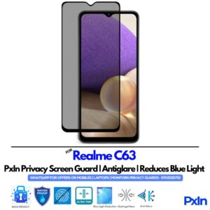 Realme C63 Mobile Privacy Screen