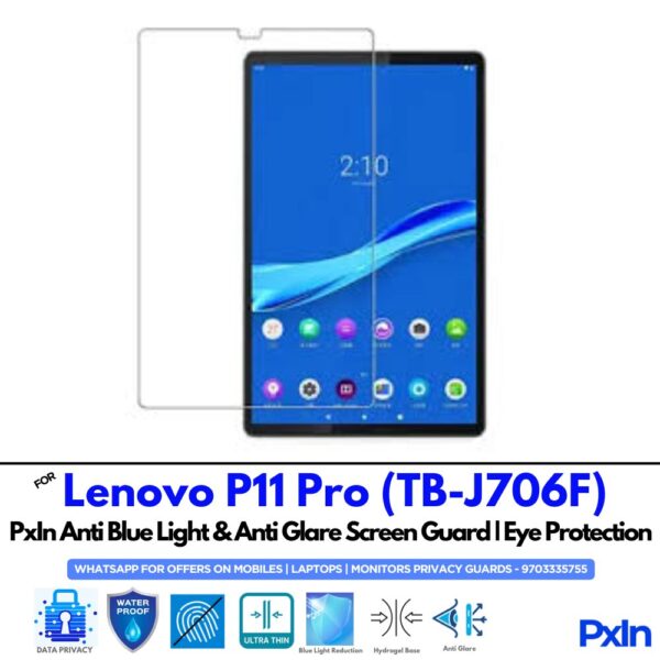 Lenovo P11 Pro (TB-J706F) Tab Anti Blue light Screen Guard