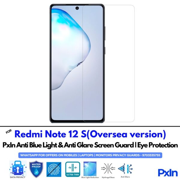 Redmi Note 12 S(Oversea version) Mobile Anti Bluelight Screen Guard