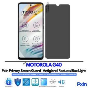 MOTOROLA G40 Mobile Privacy Screen