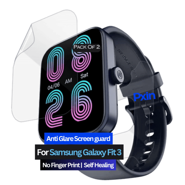Anti-Glare Screen Guard for Samsung Galaxy Fit 3 Smartwatch
