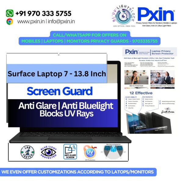Surface Laptop 7 - 13.8 Inch Anti Glare Anti Bluelight Screen Guard