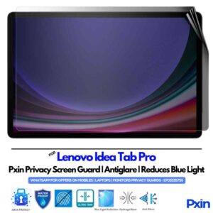 Lenovo Idea Tab Pro privacy screen