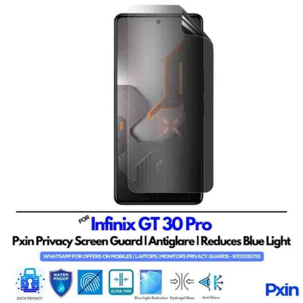 InfinixGT30Pro Mobile Privacy Screen Guard