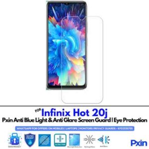 InfinixHot20j Mobile Anti Bluelight and Anti glare Screen Guard