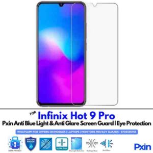 InfinixHot9Pro Mobile Anti Bluelight and Anti glare Screen Guard