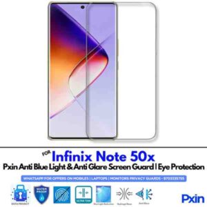 InfinixNote50x Mobile Anti Bluelight and Anti glare Screen Guard