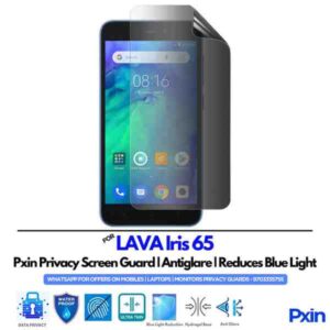 LAVAIris65 Mobile Privacy Screen Guard
