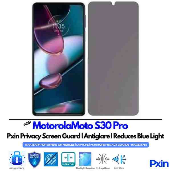MotorolaMotoS30Pro Mobile Privacy Screen Guard MotorolaMotoS30Pro Mobile Privacy Screen Guard