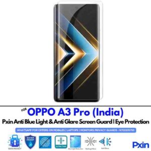 OPPOA3Pro Mobile Anti Bluelight and Anti glare Screen Guard