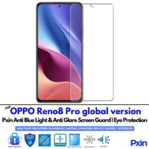 OPPOReno8Proglobalversion Mobile Anti Bluelight and Anti glare Screen Guard