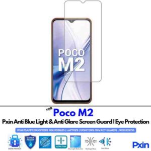 PocoM2 Mobile Anti Bluelight and Anti glare Screen Guard