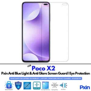 PocoX2 Mobile Anti Bluelight and Anti glare Screen Guard