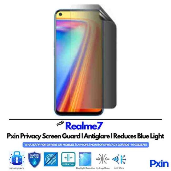 Realme7 Mobile Privacy Screen Guard