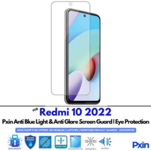 Redmi10 Mobile Anti Bluelight and Anti glare Screen Guard