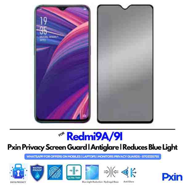 Redmi9A/9I Privacy Screen Guard Redmi9A/9I Privacy Screen Guard
