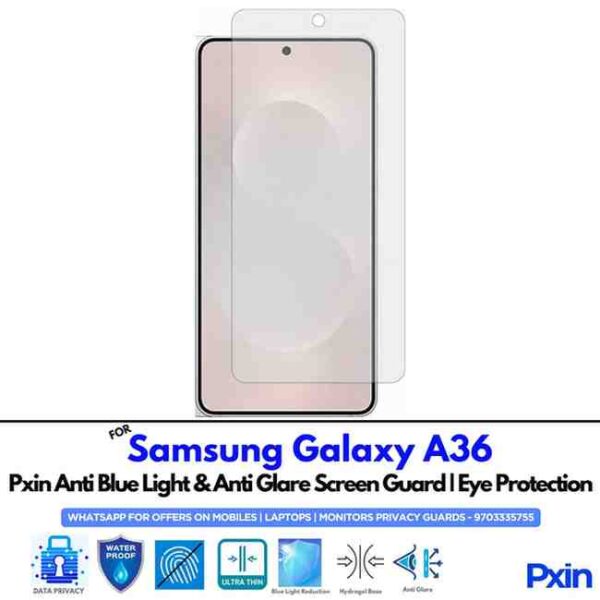 SamsungGalaxyA36 Mobile Anti Bluelight and Anti glare Screen Guard