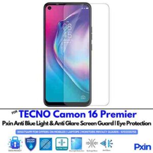 TECNOCamon16Premier Mobile Anti Bluelight and Anti glare Screen Guard