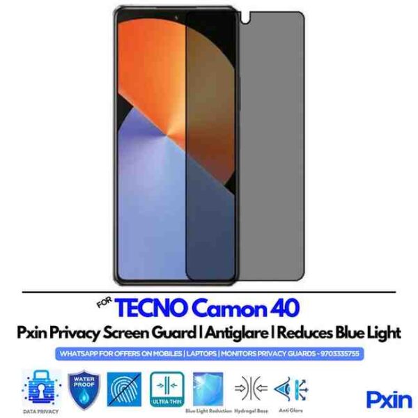 TECNOCamon40 Mobile Privacy Screen Guard