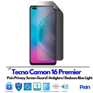 Tecno Camon 16 Premier Mobile Privacy Screen Guard