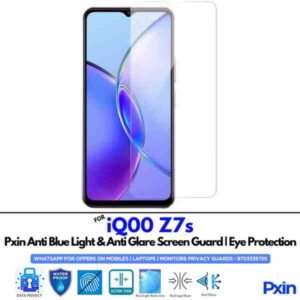 IQOOZ7s Mobile Anti Bluelight and Anti glare Screen Guard